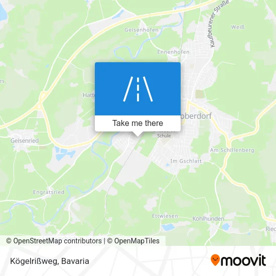 Карта Kögelrißweg