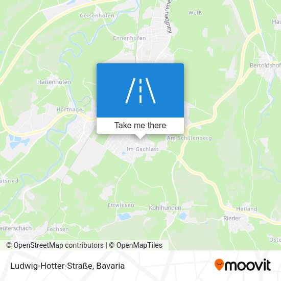 Ludwig-Hotter-Straße map