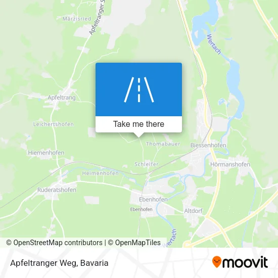 Карта Apfeltranger Weg