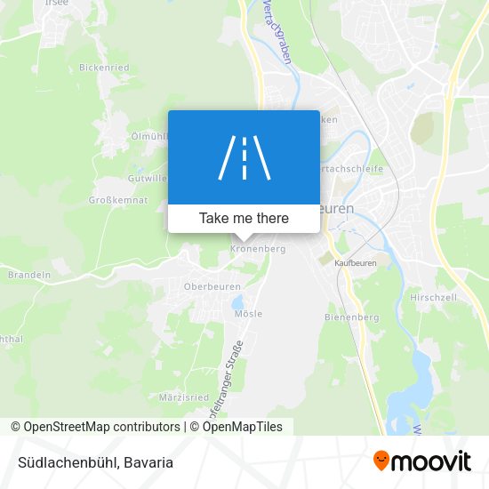 Südlachenbühl map
