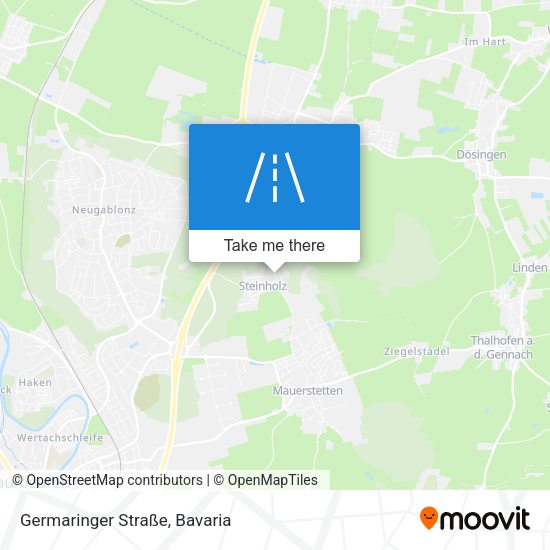 Germaringer Straße map