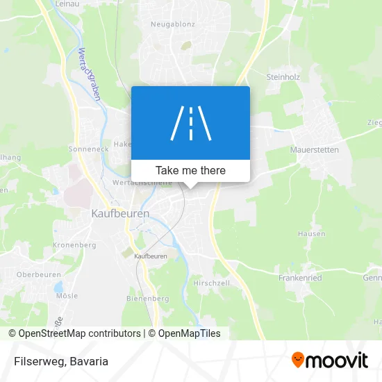 Filserweg map