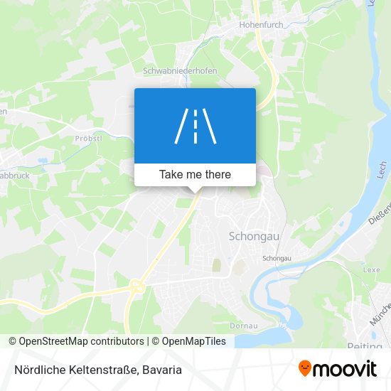 Nördliche Keltenstraße map