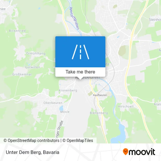 Карта Unter Dem Berg