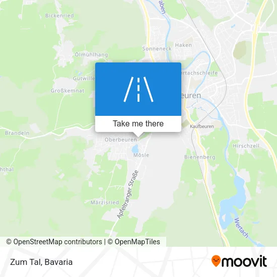 Карта Zum Tal