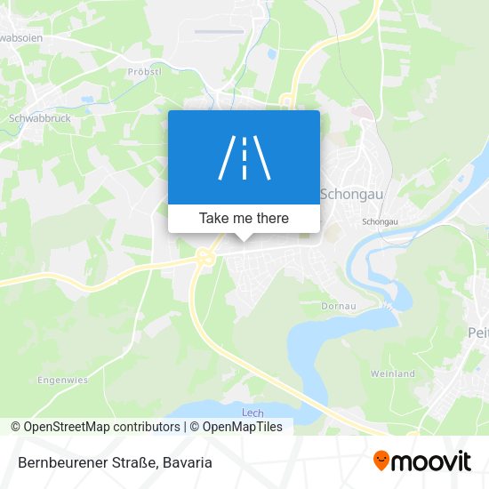 Bernbeurener Straße map