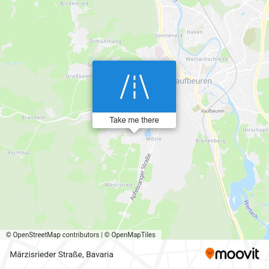 Märzisrieder Straße map
