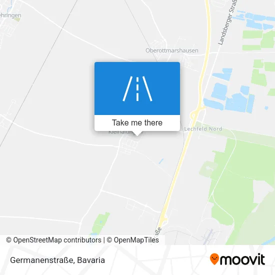 Карта Germanenstraße