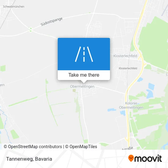 Карта Tannenweg