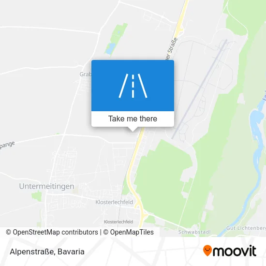 Карта Alpenstraße