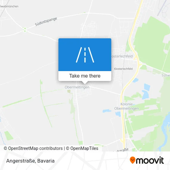 Карта Angerstraße