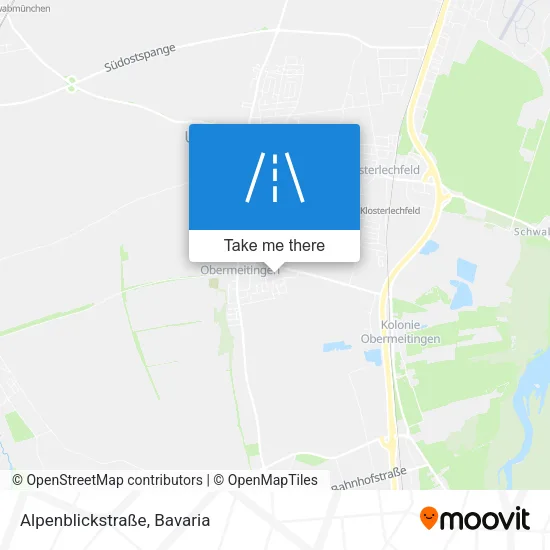 Карта Alpenblickstraße