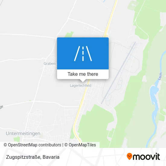 Карта Zugspitzstraße