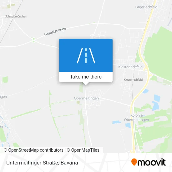 Карта Untermeitinger Straße