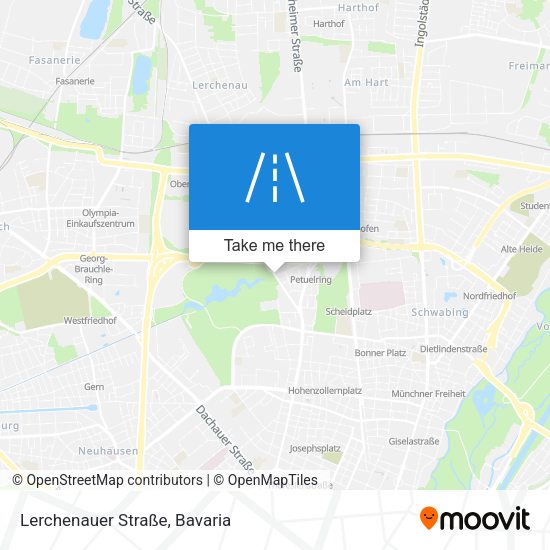 Lerchenauer Straße map