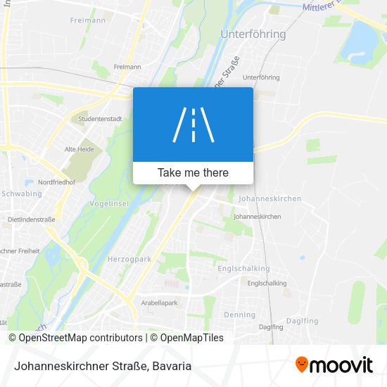 Johanneskirchner Straße map