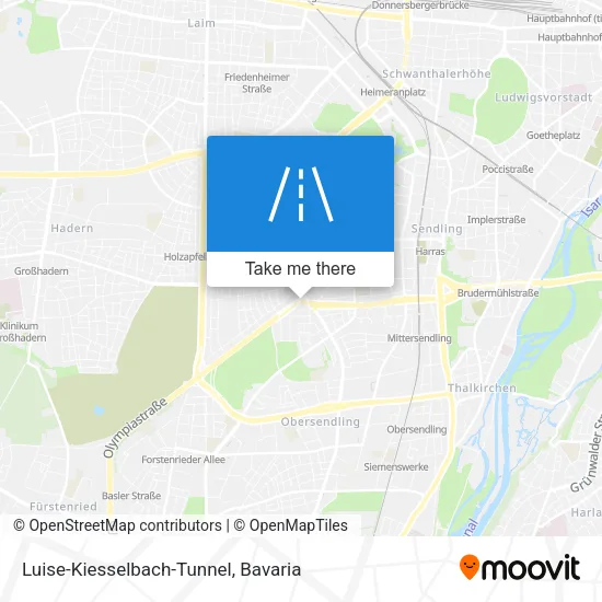 Карта Luise-Kiesselbach-Tunnel
