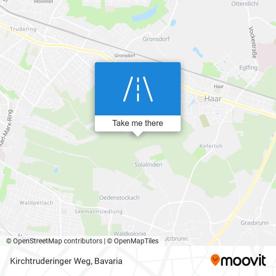 Kirchtruderinger Weg map