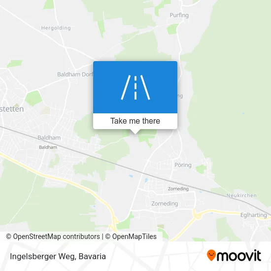 Ingelsberger Weg map