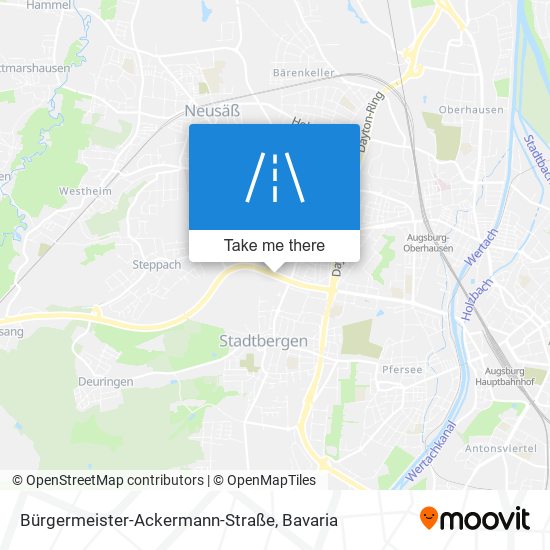 Карта Bürgermeister-Ackermann-Straße