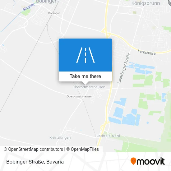 Карта Bobinger Straße