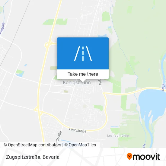 Карта Zugspitzstraße