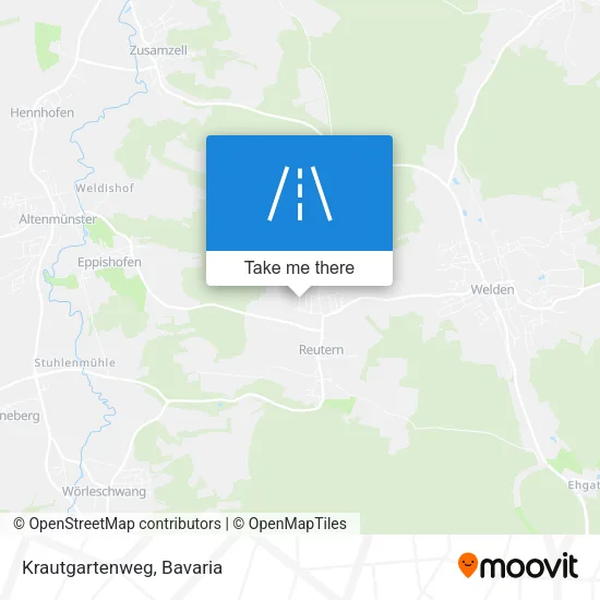 Krautgartenweg map