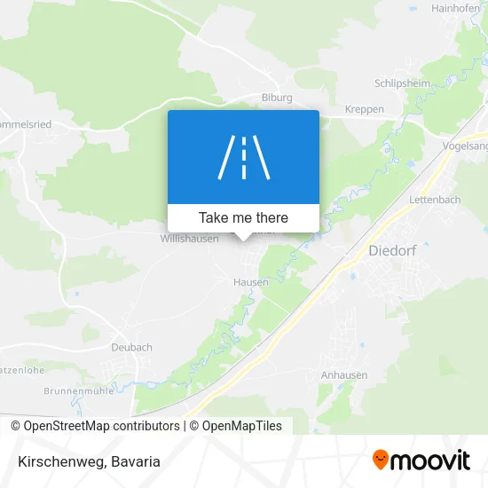 Карта Kirschenweg