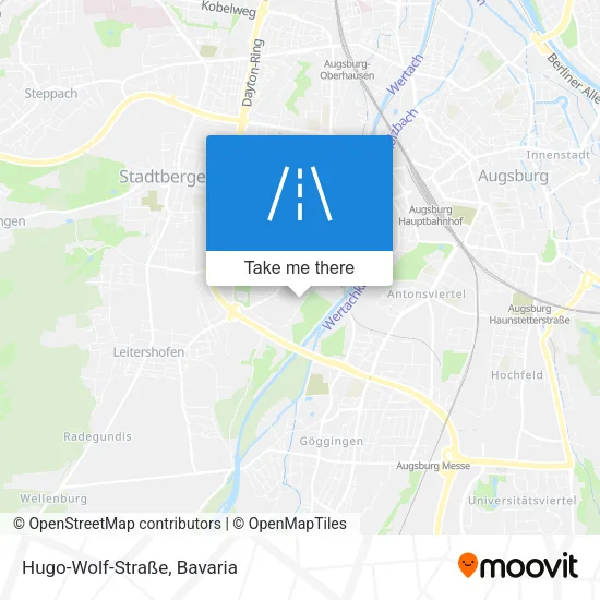 Карта Hugo-Wolf-Straße