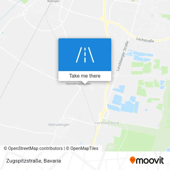 Карта Zugspitzstraße
