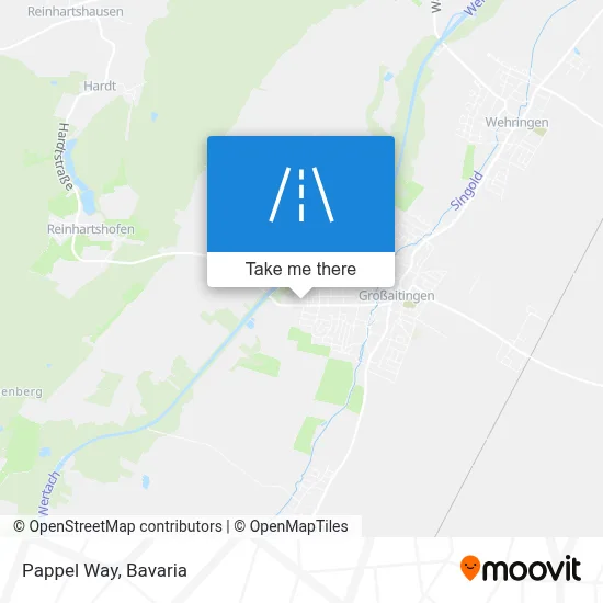 Pappelweg map