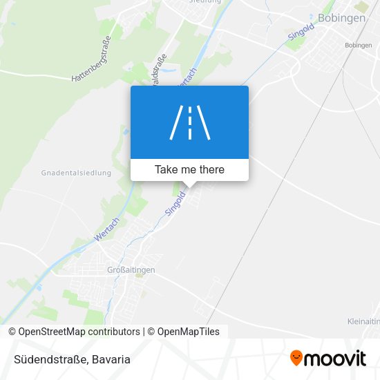 Südendstraße map