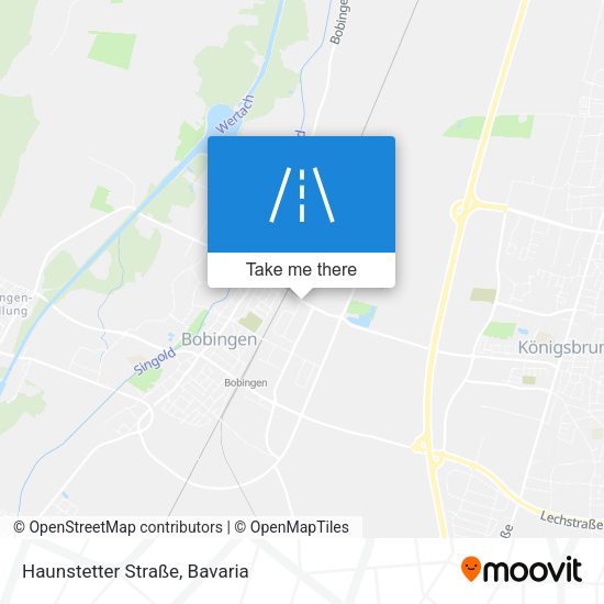 Haunstetter Straße map