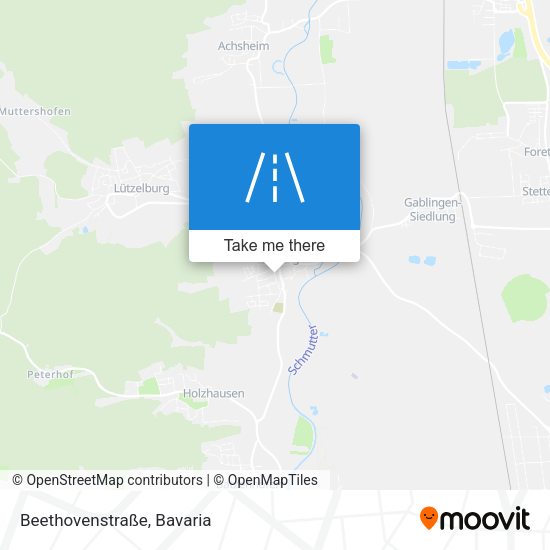 Beethovenstraße map