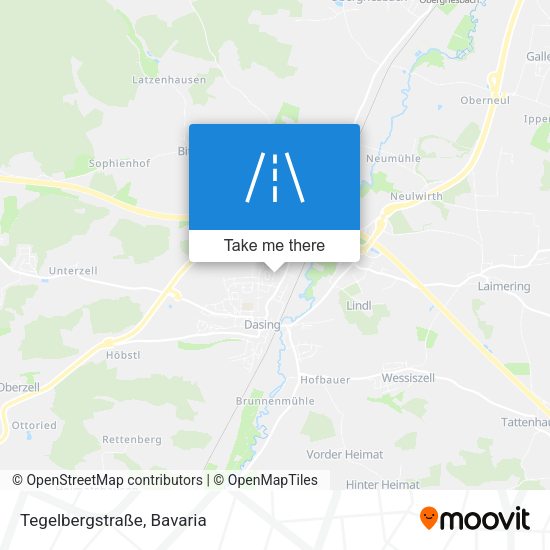 Tegelbergstraße map
