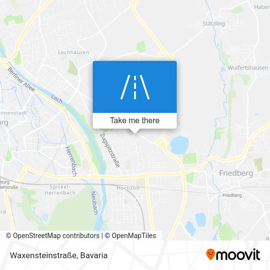 Карта Waxensteinstraße