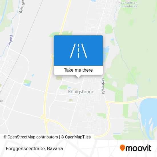 Карта Forggenseestraße