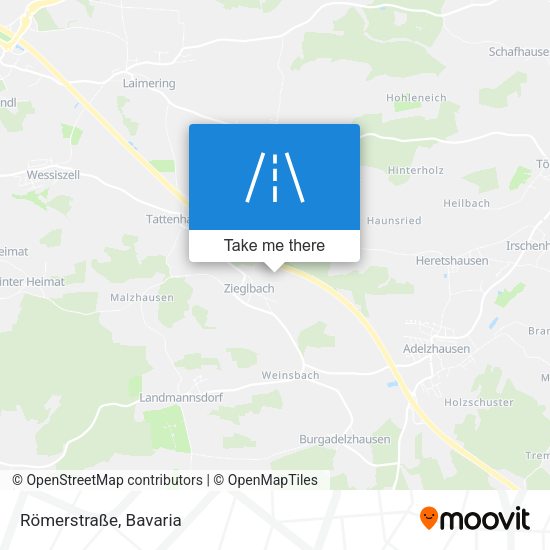 Römerstraße map