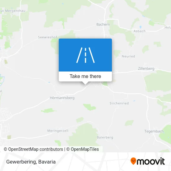 Карта Gewerbering