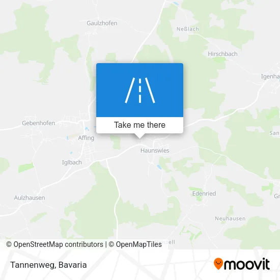 Карта Tannenweg