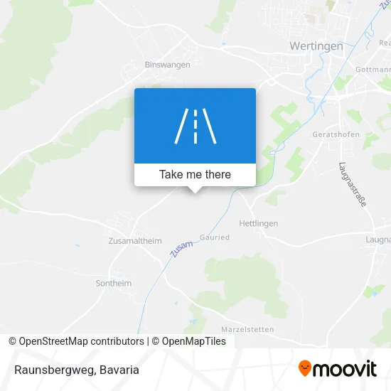 Карта Raunsbergweg