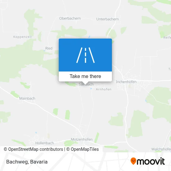 Bachweg map