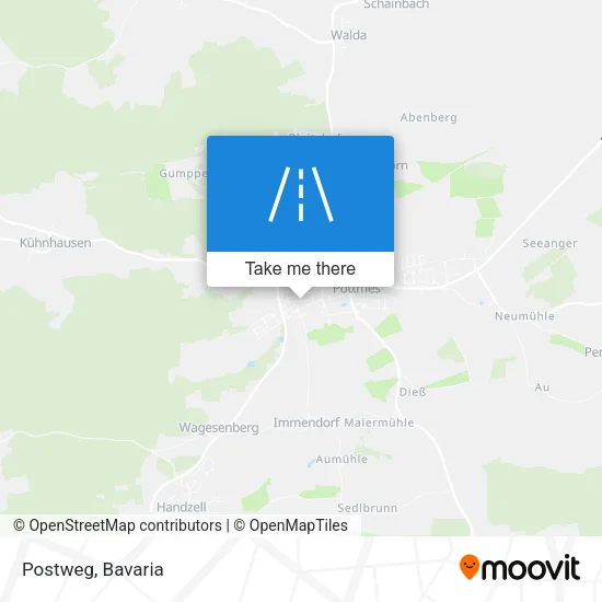 Карта Postweg