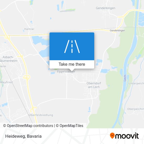 Heideweg map