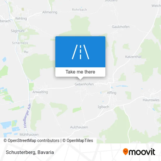 Карта Schusterberg