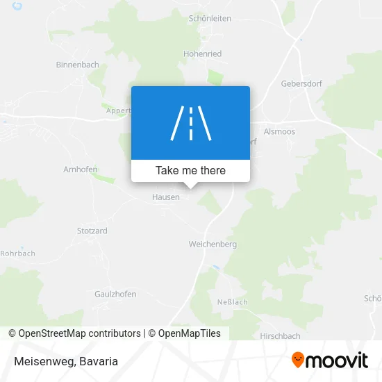 Meisenweg map