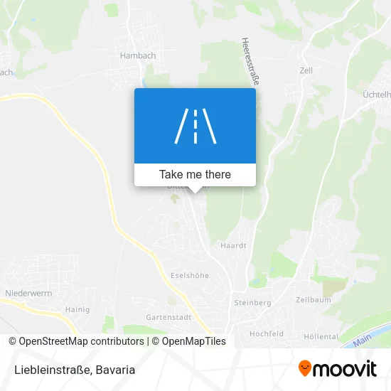 Карта Liebleinstraße