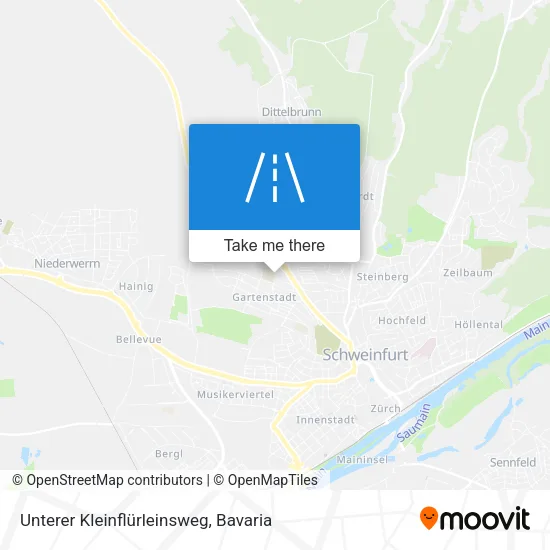 Карта Unterer Kleinflürleinsweg