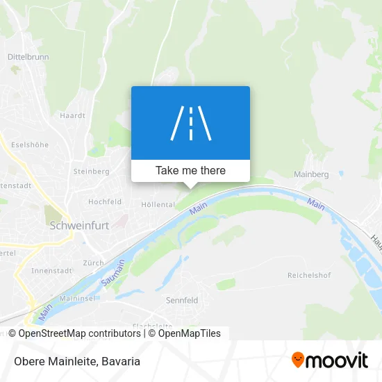Карта Obere Mainleite