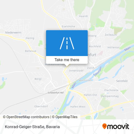 Konrad-Geiger-Straße map